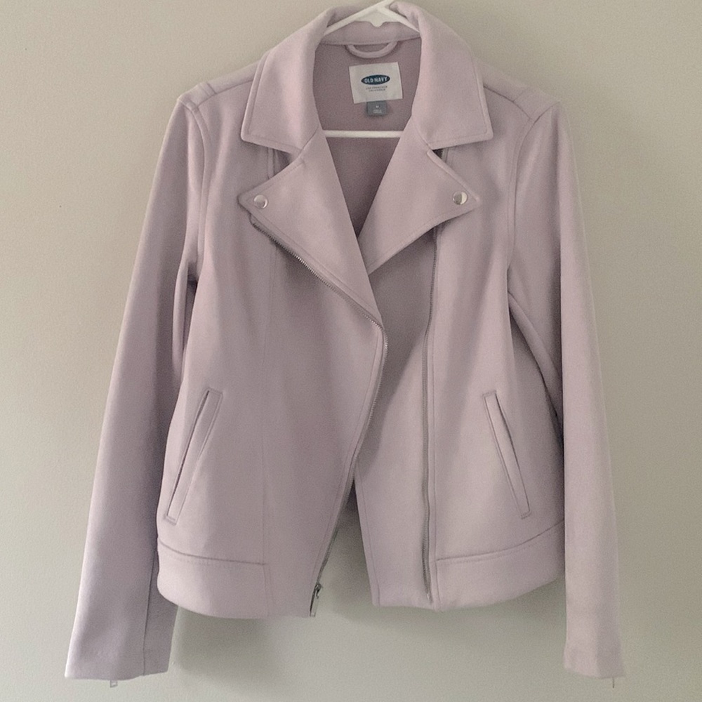 Nwot lavender moto coat